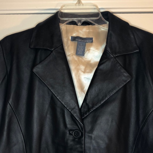 Hillard \u0026 Hanson Jackets \u0026 Coats | Hilliard \u0026 Hanson Leather Jacket | Color: Brown | Size: L | Cla3696's Closet
